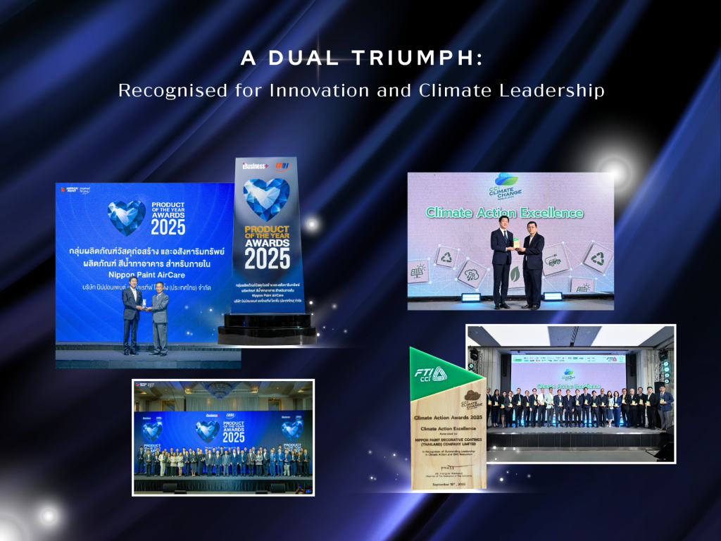 Nippon Paint Decorative Coatings Thailand Recognized with Prestigious Accolades, Including Top Honor at Climate Action Awards 2025