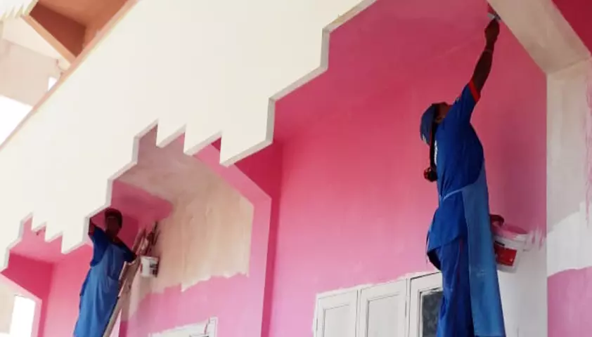 Female house painters
